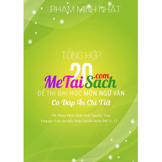 Tổng Hợp 20 Đề Thi Đại Học Môn Ngữ Văn Có Đáp Án Chi Tiết